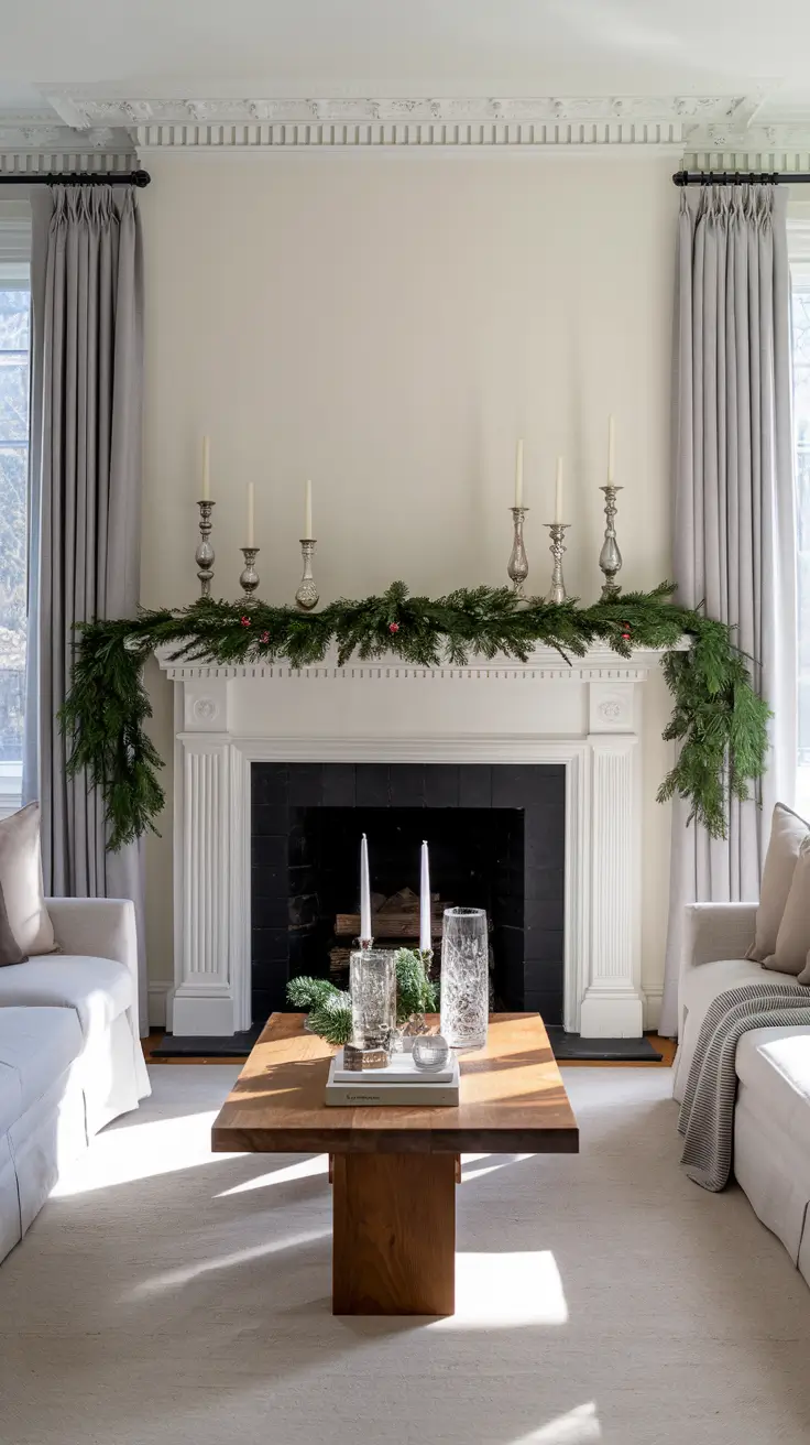 Mantle Xmas Decorations Ideas 2026: Modern, Vintage & Cozy Fireplace Inspiration