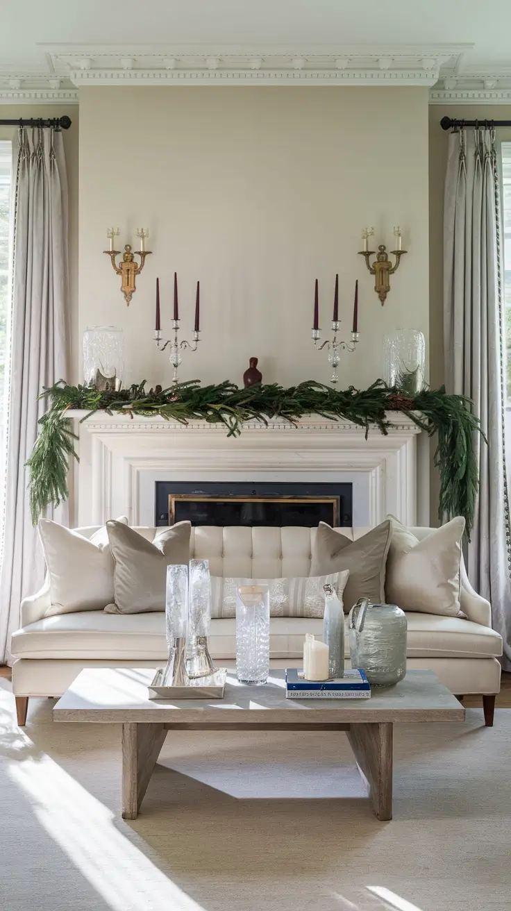 Mantle Xmas Decorations Ideas 2026: Modern, Vintage & Cozy Fireplace Inspiration