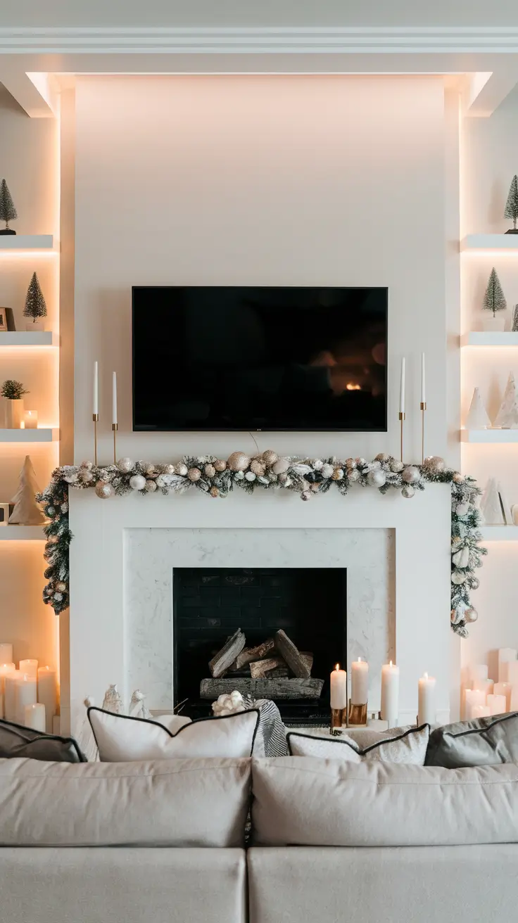 Mantle Xmas Decorations Ideas 2026: Modern, Vintage & Cozy Fireplace Inspiration