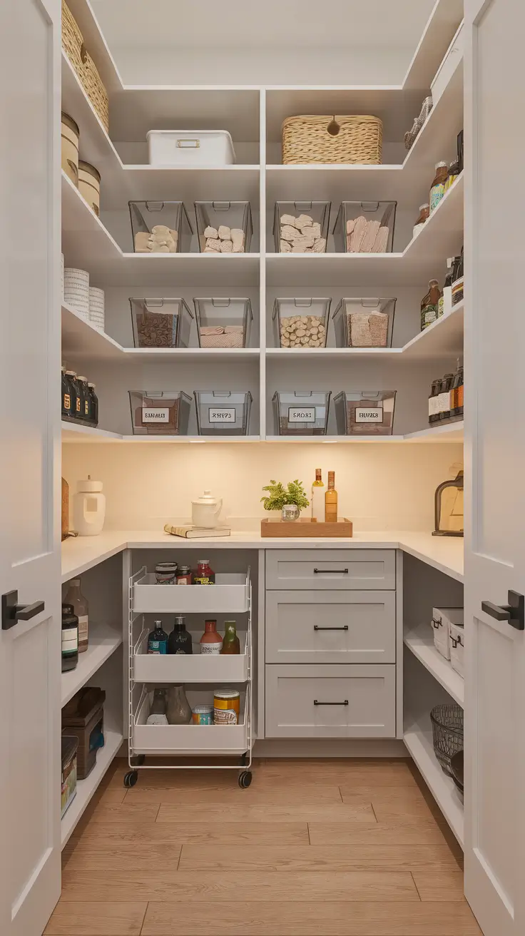 Narrow Walk-In Pantry Ideas 2026: Smart Layouts, Shelving & Design Tips