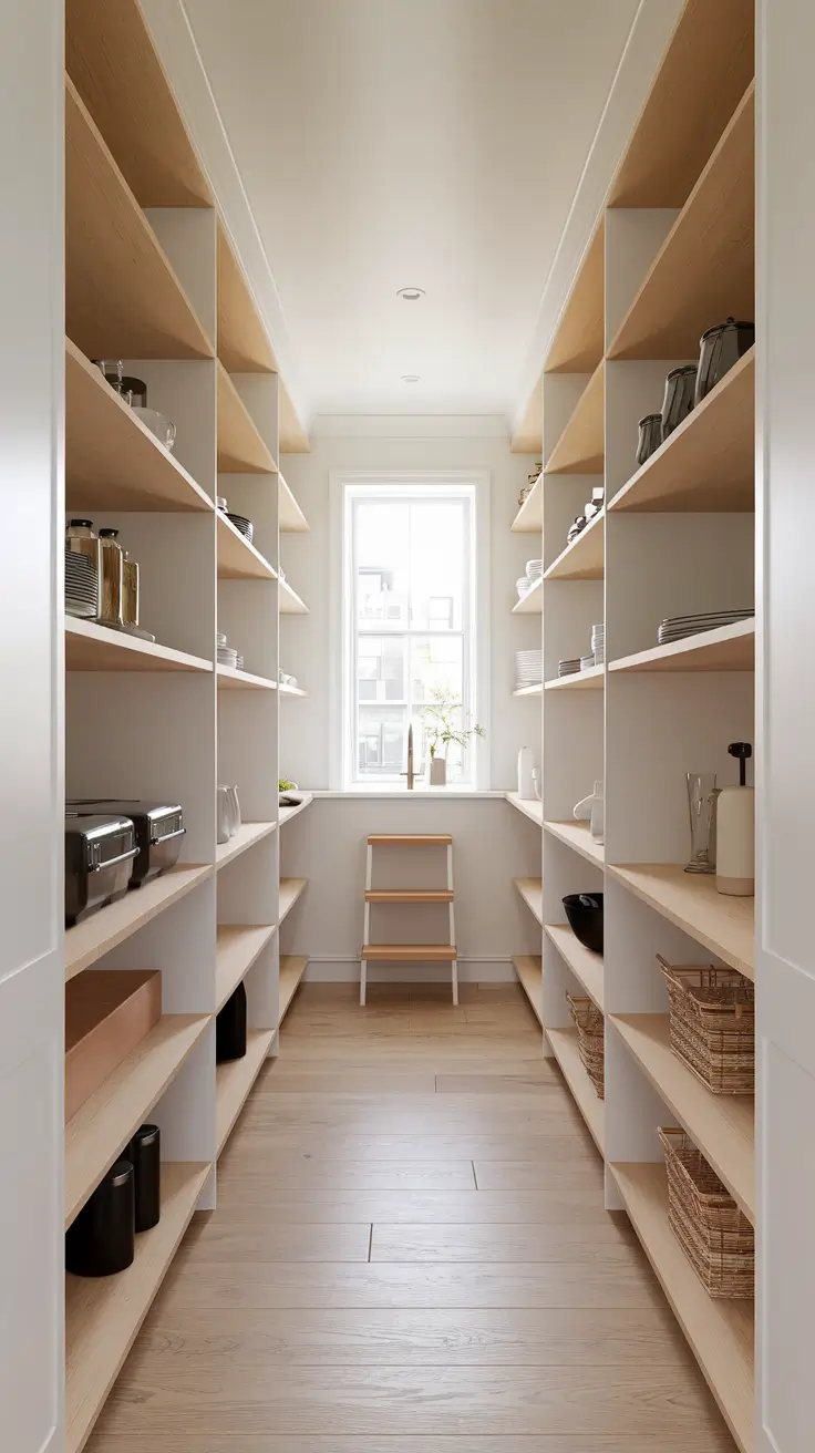 Narrow Walk-In Pantry Ideas 2026: Smart Layouts, Shelving & Design Tips
