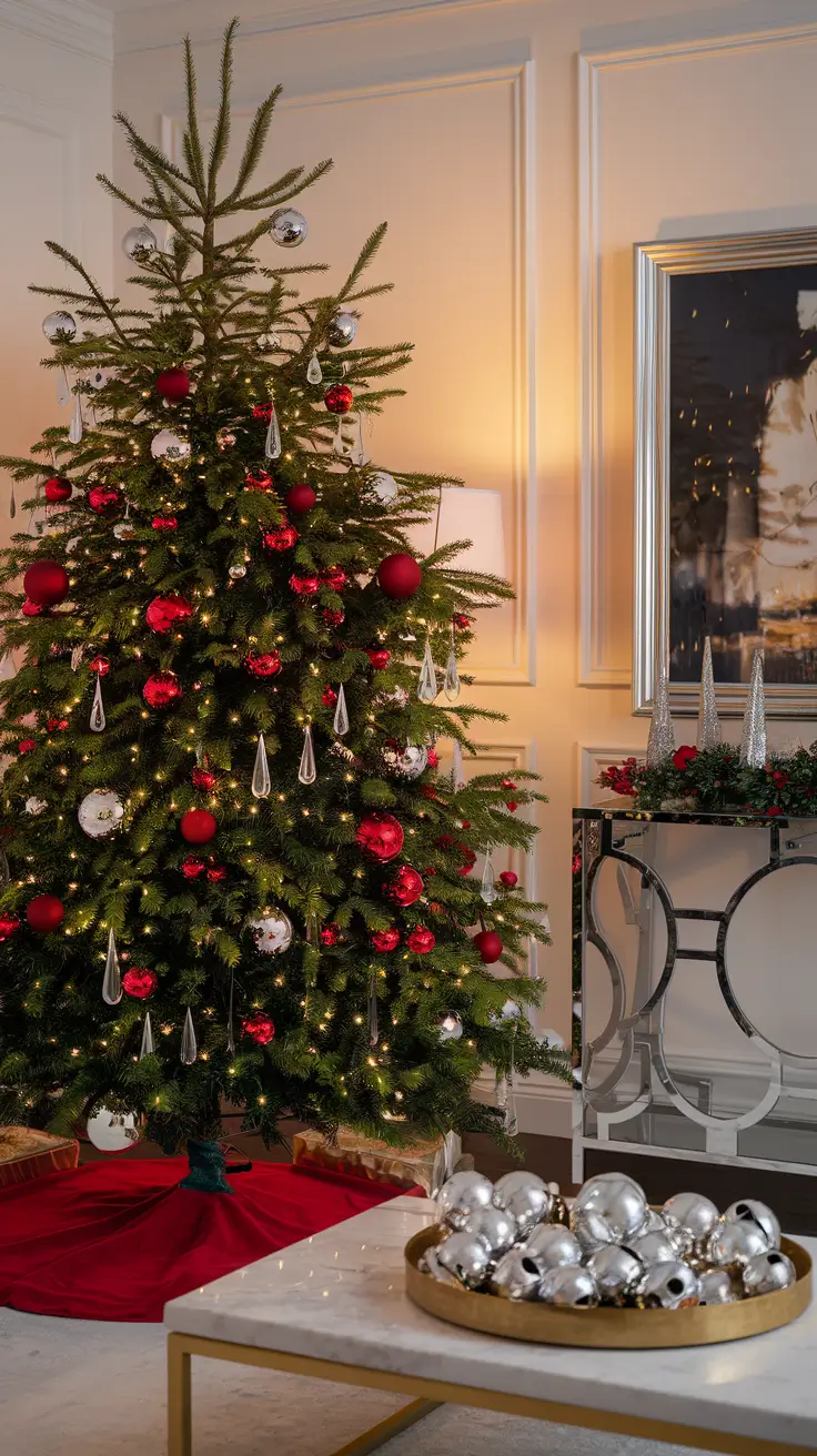 Red and Silver Christmas Tree 2026: Stunning Decorating Ideas for a Festive Look