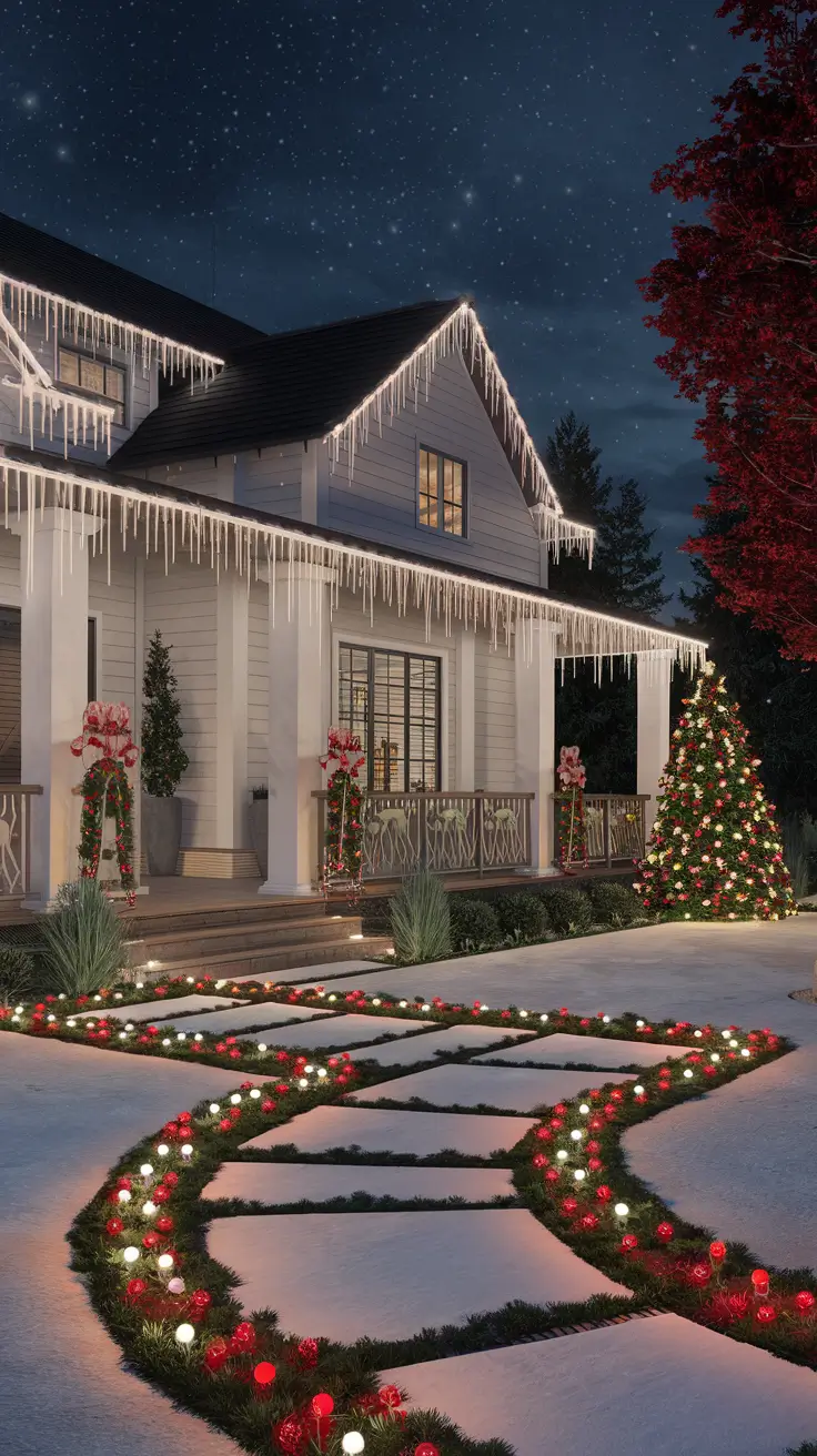 Red and White Christmas Lights 2026: Stunning Outdoor and Tree Decoration Ideas
