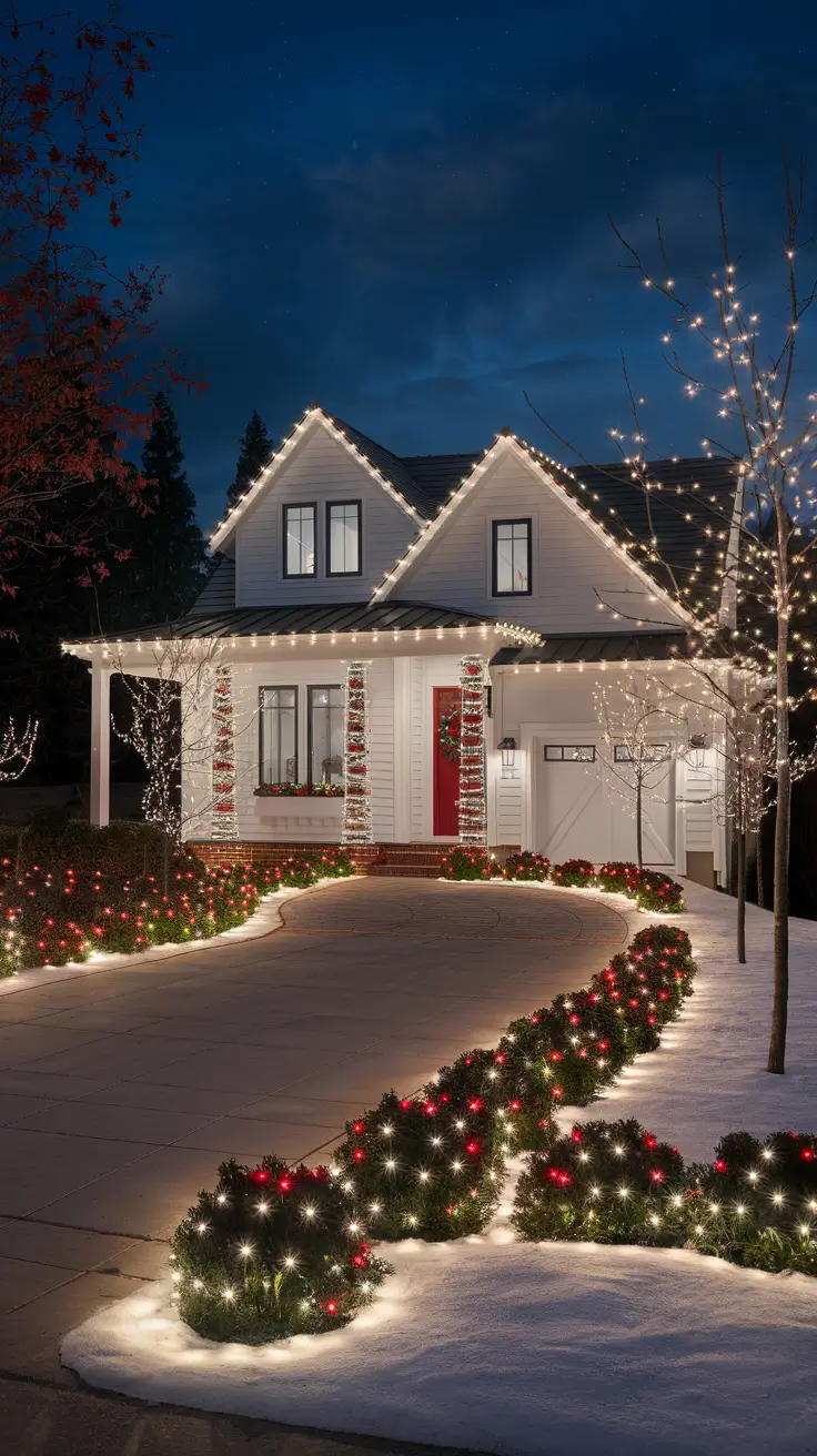 Red and White Christmas Lights 2026: Stunning Outdoor and Tree Decoration Ideas
