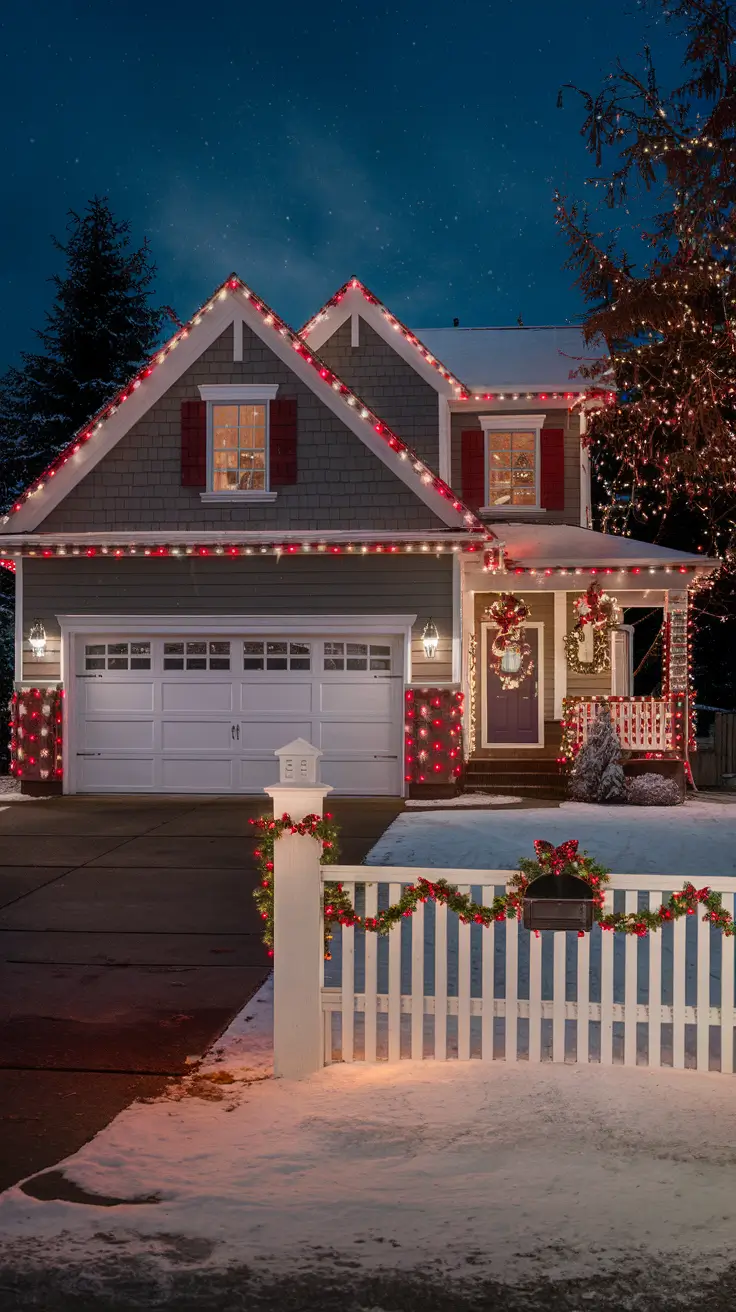 Red and White Christmas Lights 2026: Stunning Outdoor and Tree Decoration Ideas