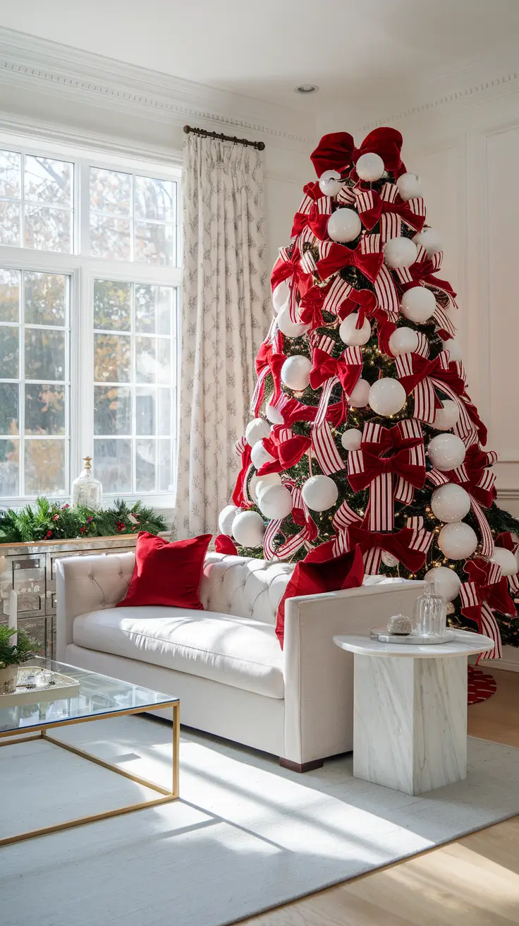 Red and White Christmas Tree 2026: Elegant Holiday Decor Ideas & Inspiration