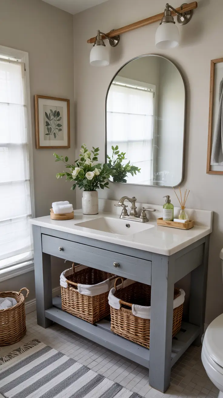 Bathroom Sink Decor Ideas 2026: Modern, Stylish & Creative Inspiration