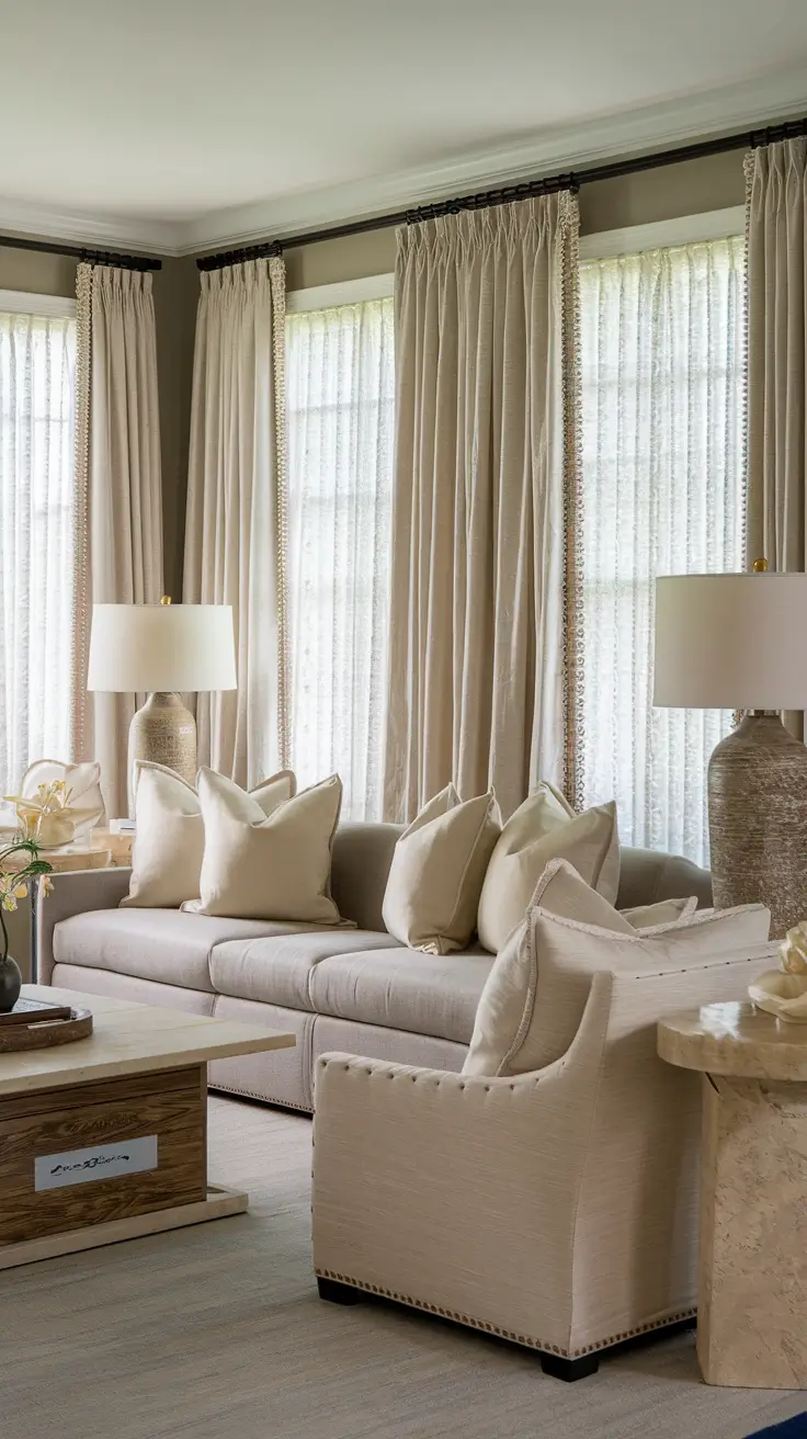 Curtains Living Room Ideas 2026: Modern & Classy Home Decor Inspiration