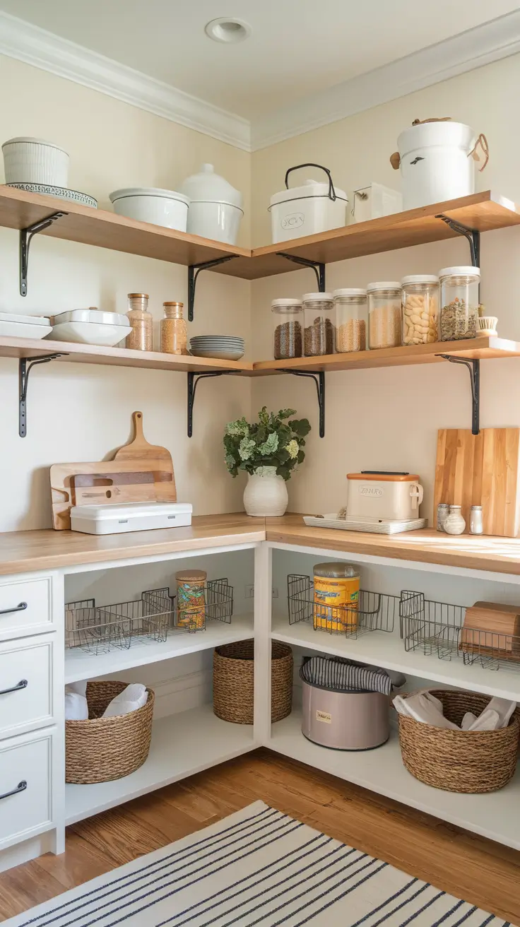 Kitchen pantry organization ideas 2026 - Simple & Modern Rustic Kitchen Inspiration