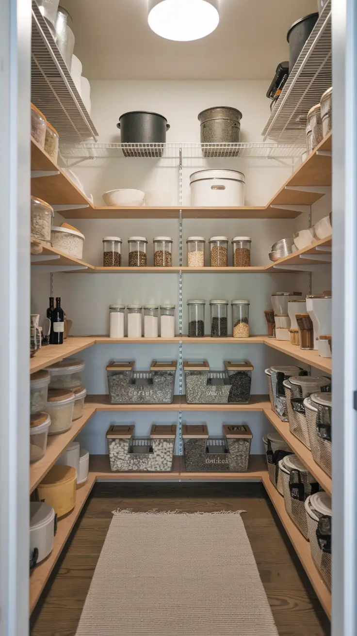Kitchen pantry organization ideas 2026 - Simple & Modern Rustic Kitchen Inspiration