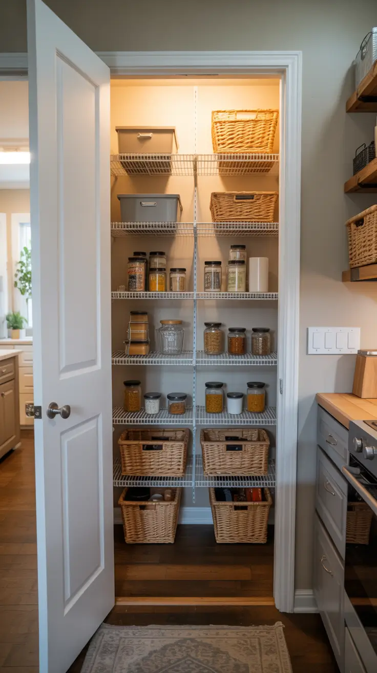 Kitchen pantry organization ideas 2026 - Simple & Modern Rustic Kitchen Inspiration