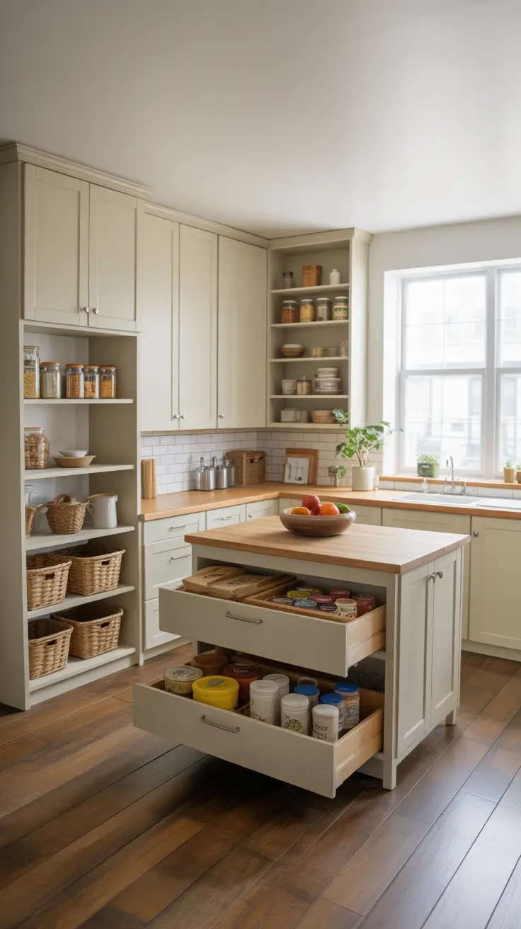 Kitchen pantry organization ideas 2026 - Simple & Modern Rustic Kitchen Inspiration