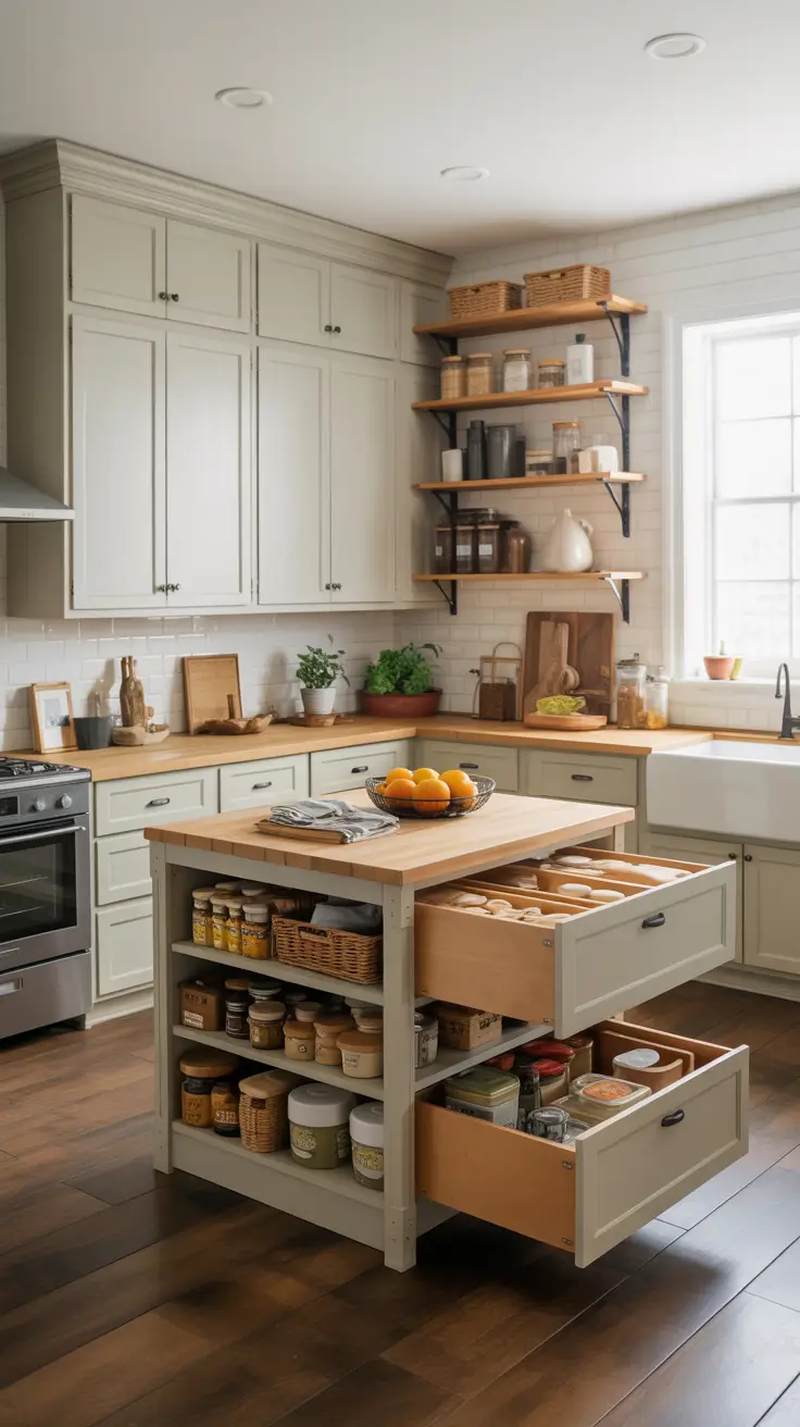 Kitchen pantry organization ideas 2026 - Simple & Modern Rustic Kitchen Inspiration
