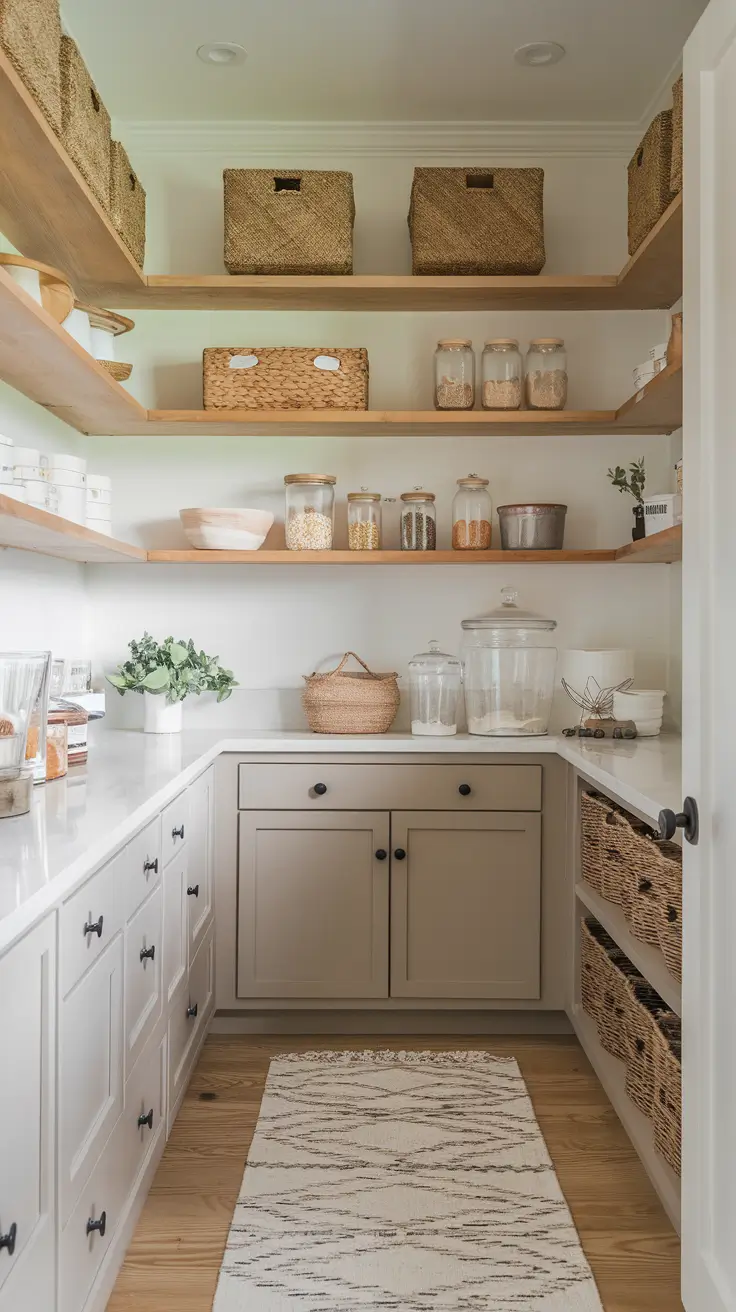 Kitchen pantry organization ideas 2026 - Simple & Modern Rustic Kitchen Inspiration