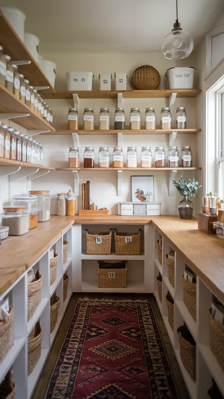 Kitchen pantry organization ideas 2026 - Simple & Modern Rustic Kitchen Inspiration