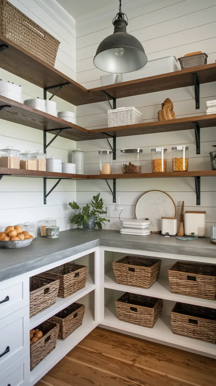 Kitchen pantry organization ideas 2026 - Simple & Modern Rustic Kitchen Inspiration