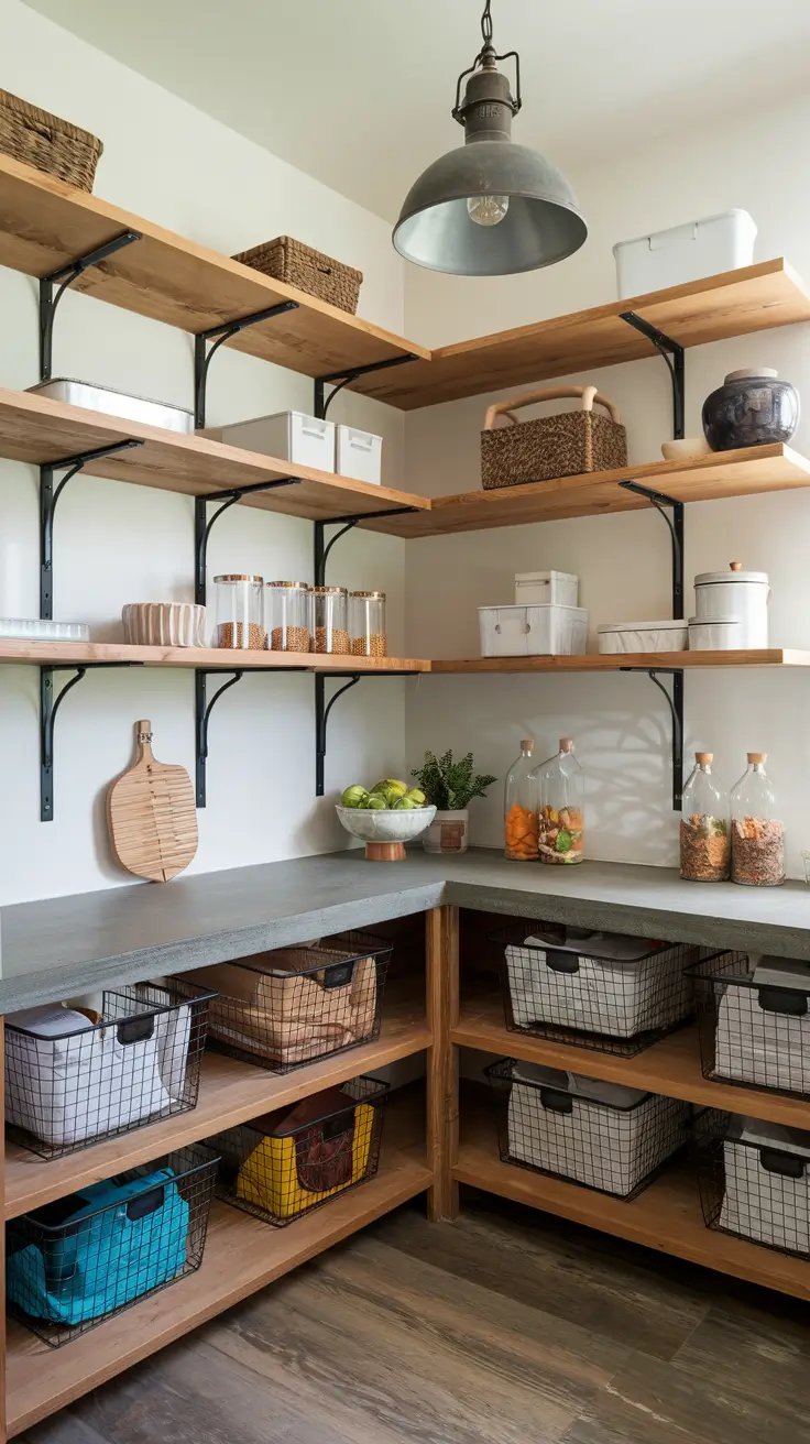 Kitchen pantry organization ideas 2026 - Simple & Modern Rustic Kitchen Inspiration