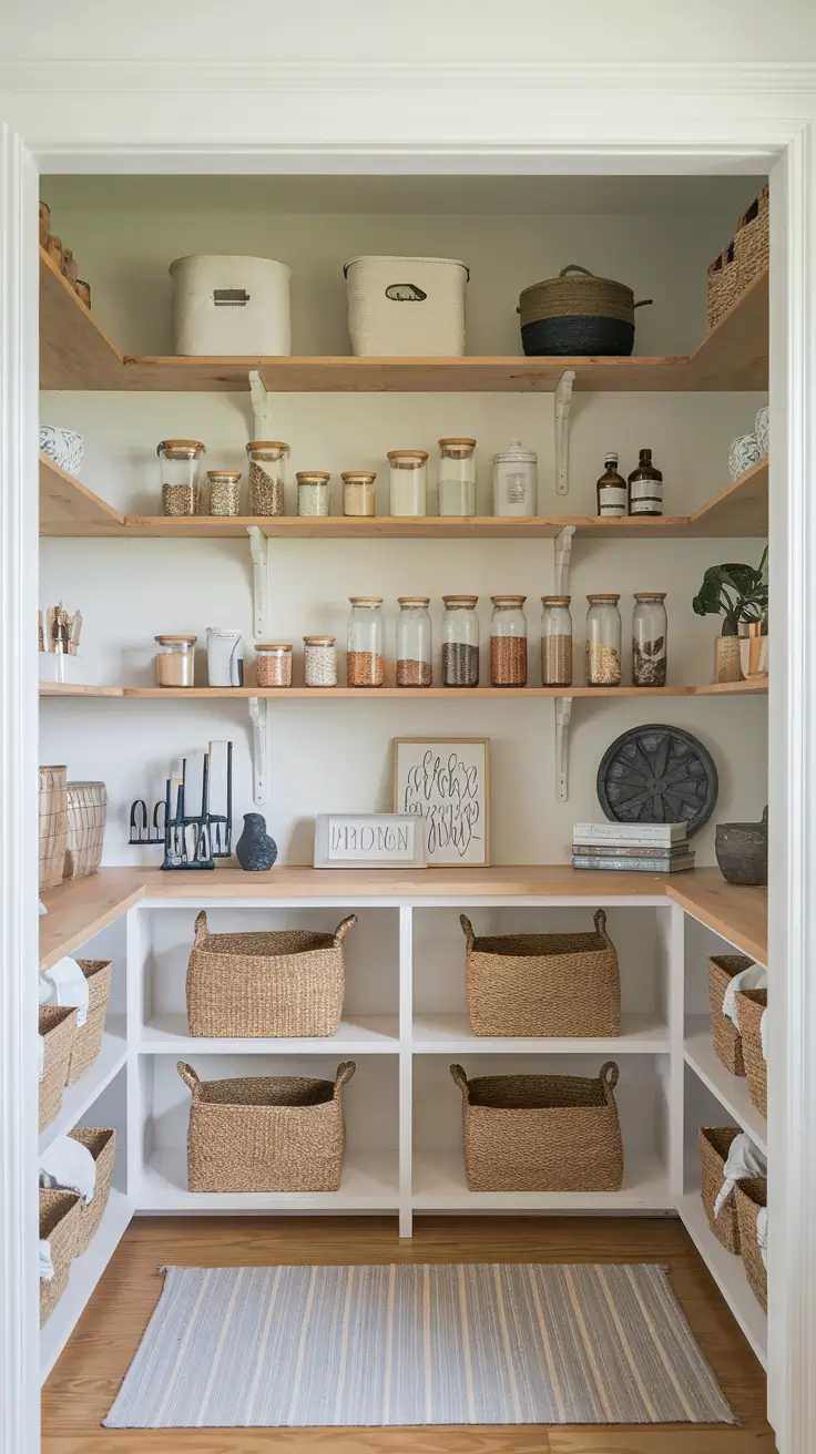 Kitchen pantry organization ideas 2026 - Simple & Modern Rustic Kitchen Inspiration