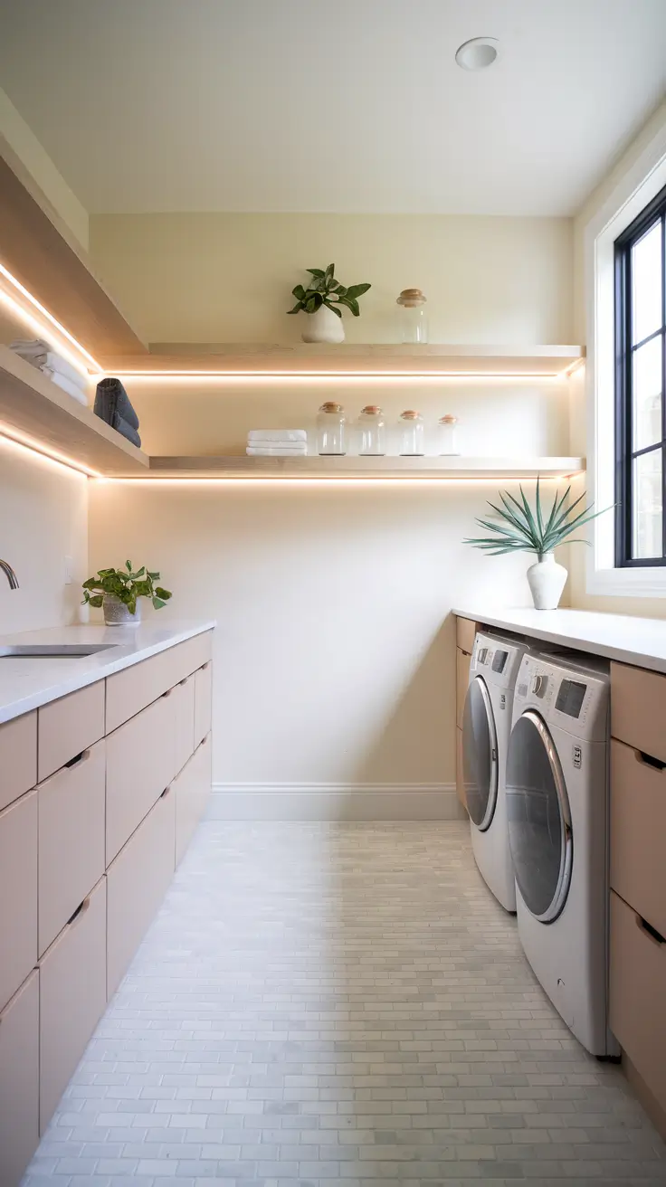Laundry Room Shelves Ideas 2026: Modern, Farmhouse & DIY Inspiration