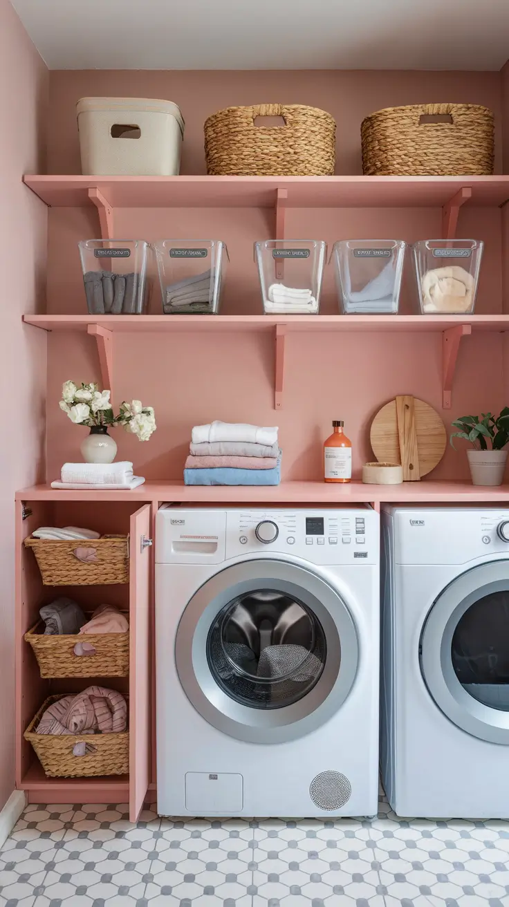 Laundry Room Shelves Ideas 2026: Modern, Farmhouse & DIY Inspiration