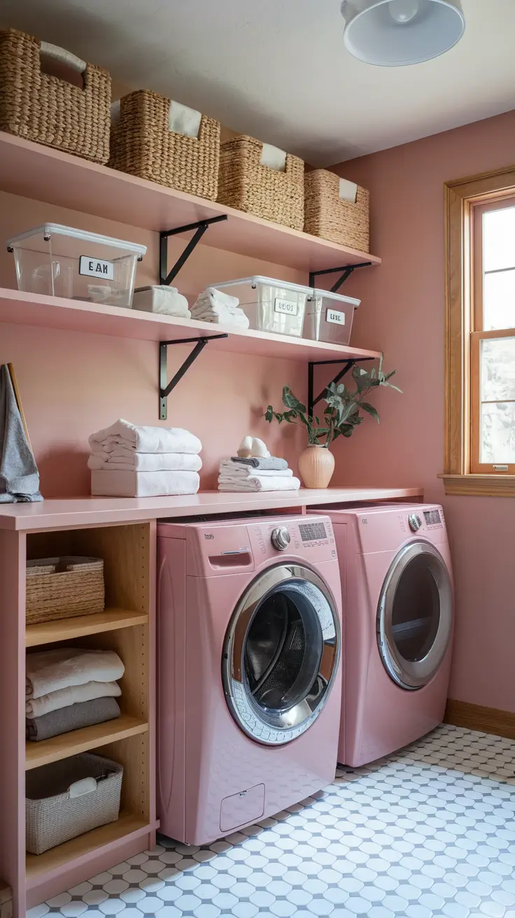 Laundry Room Shelves Ideas 2026: Modern, Farmhouse & DIY Inspiration
