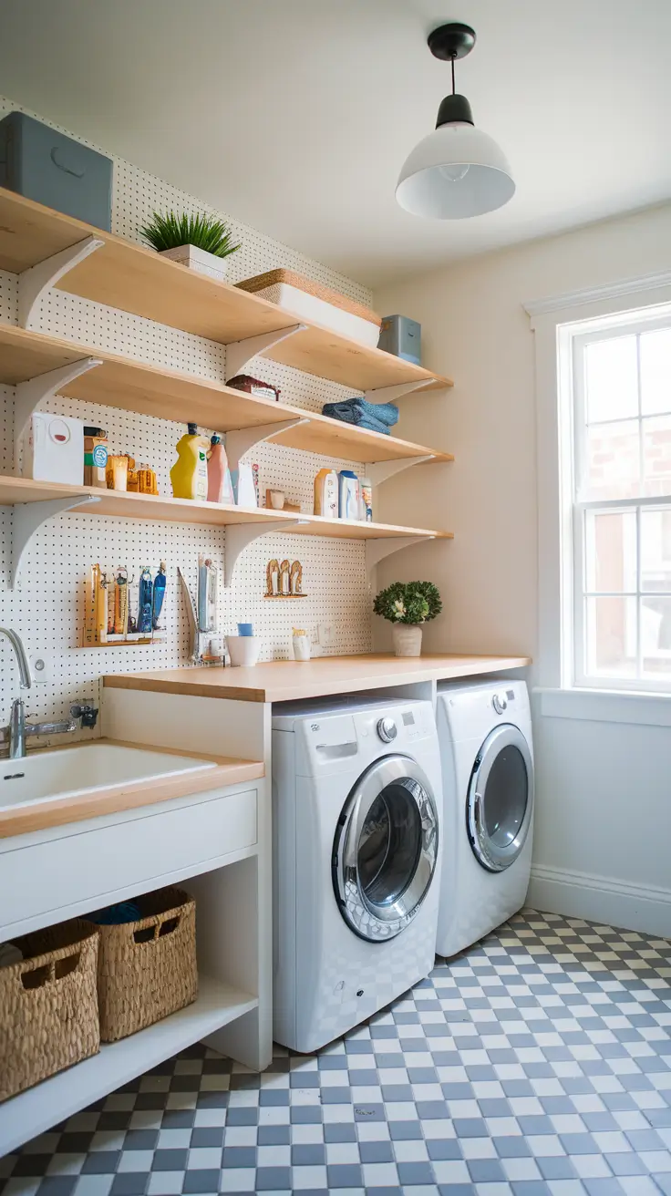 Laundry Room Shelves Ideas 2026: Modern, Farmhouse & DIY Inspiration