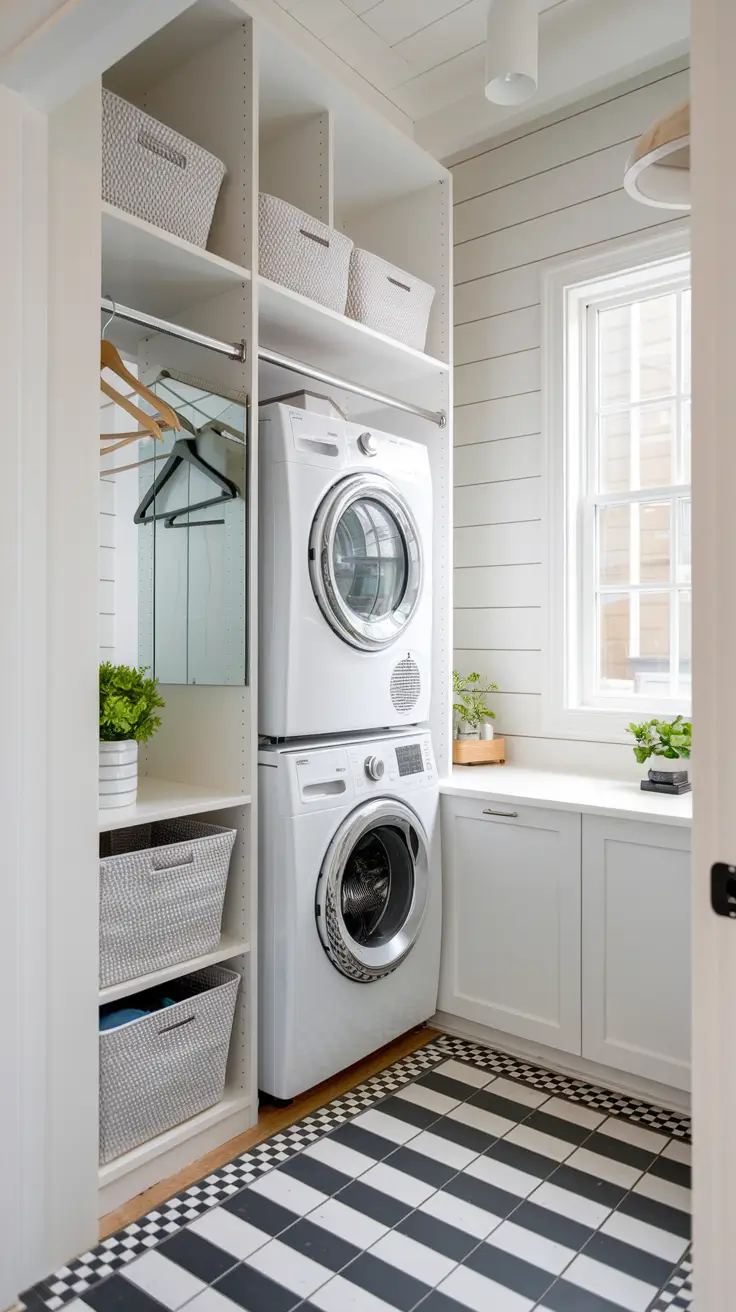 Laundry Room Shelves Ideas 2026: Modern, Farmhouse & DIY Inspiration