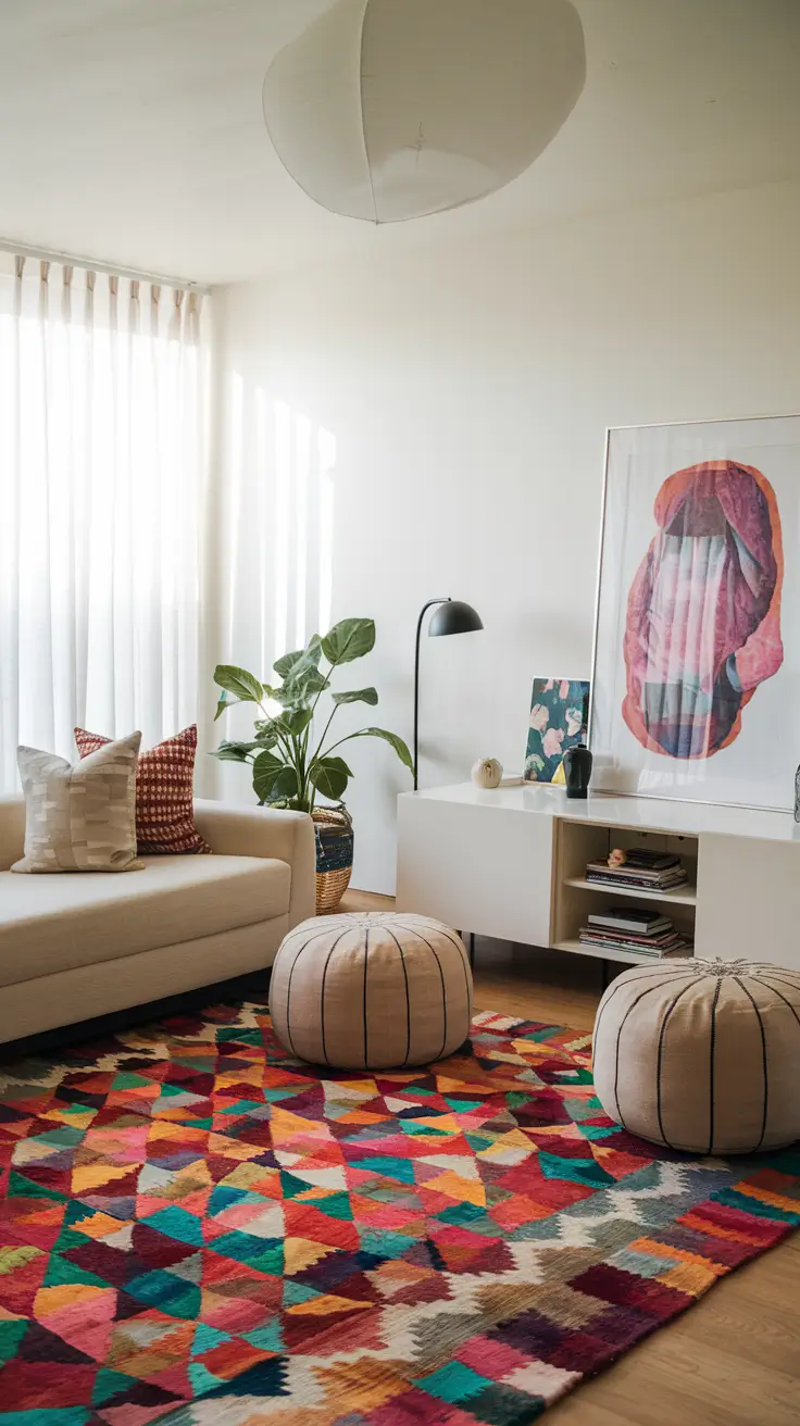 Rugs for Living Room Ideas 2026: Modern, Cozy & Colorful Inspiration