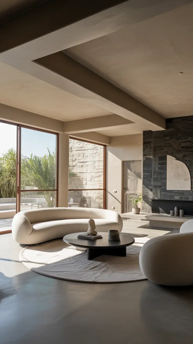 Curved Sofa Ideas for Living Room 2026: Modern, Mid-Century & Stylish Interiors