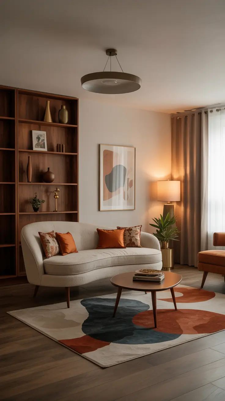 Curved Sofa Ideas for Living Room 2026: Modern, Mid-Century & Stylish Interiors