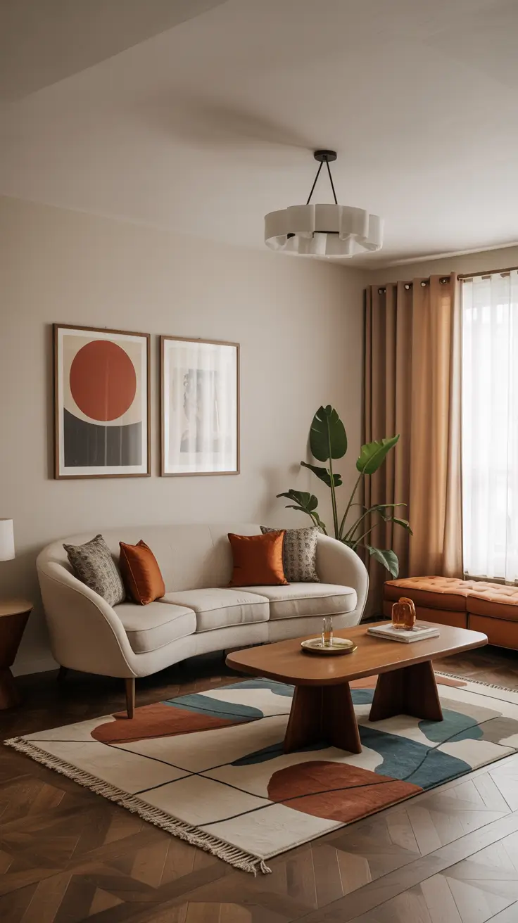 Curved Sofa Ideas for Living Room 2026: Modern, Mid-Century & Stylish Interiors