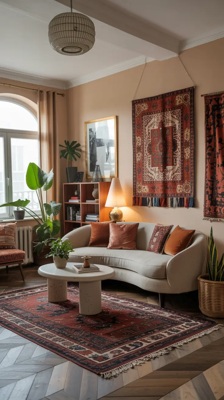 Curved Sofa Ideas for Living Room 2026: Modern, Mid-Century & Stylish Interiors