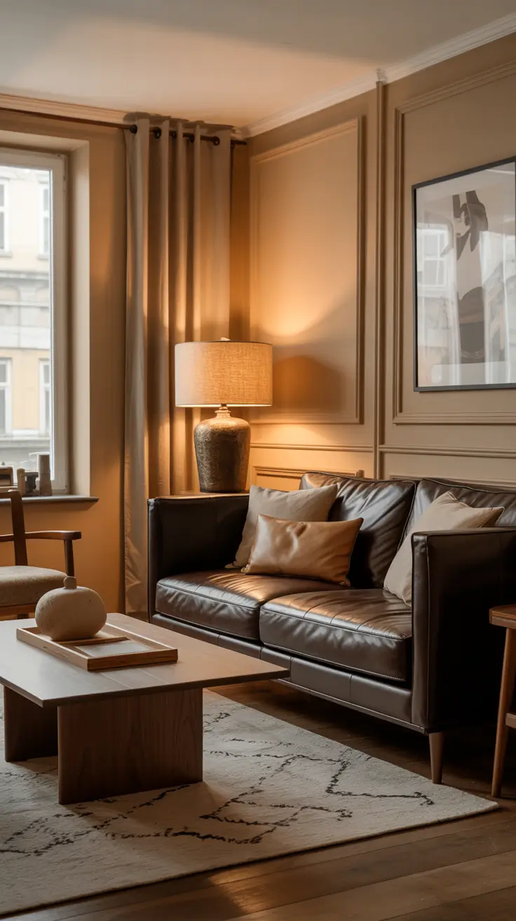 Leather Sofa Ideas 2026: Stylish Living Room Designs with Brown, Black & Modern Looks