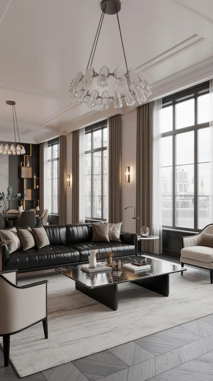 Leather Sofa Ideas 2026: Stylish Living Room Designs with Brown, Black & Modern Looks