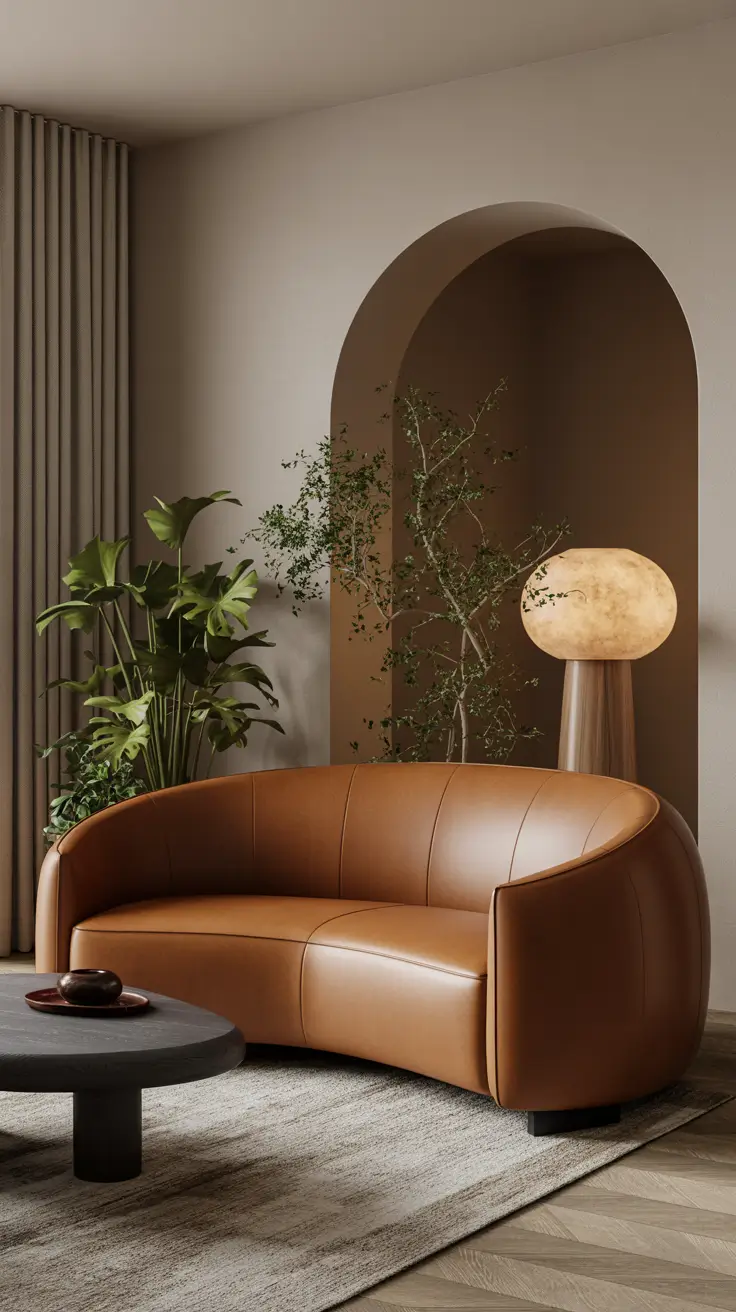 Leather Sofa Ideas 2026: Stylish Living Room Designs with Brown, Black & Modern Looks