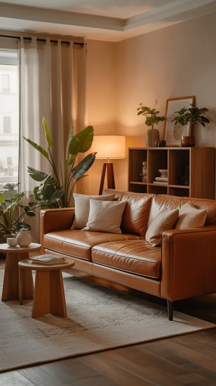 Leather Sofa Ideas 2026: Stylish Living Room Designs with Brown, Black & Modern Looks