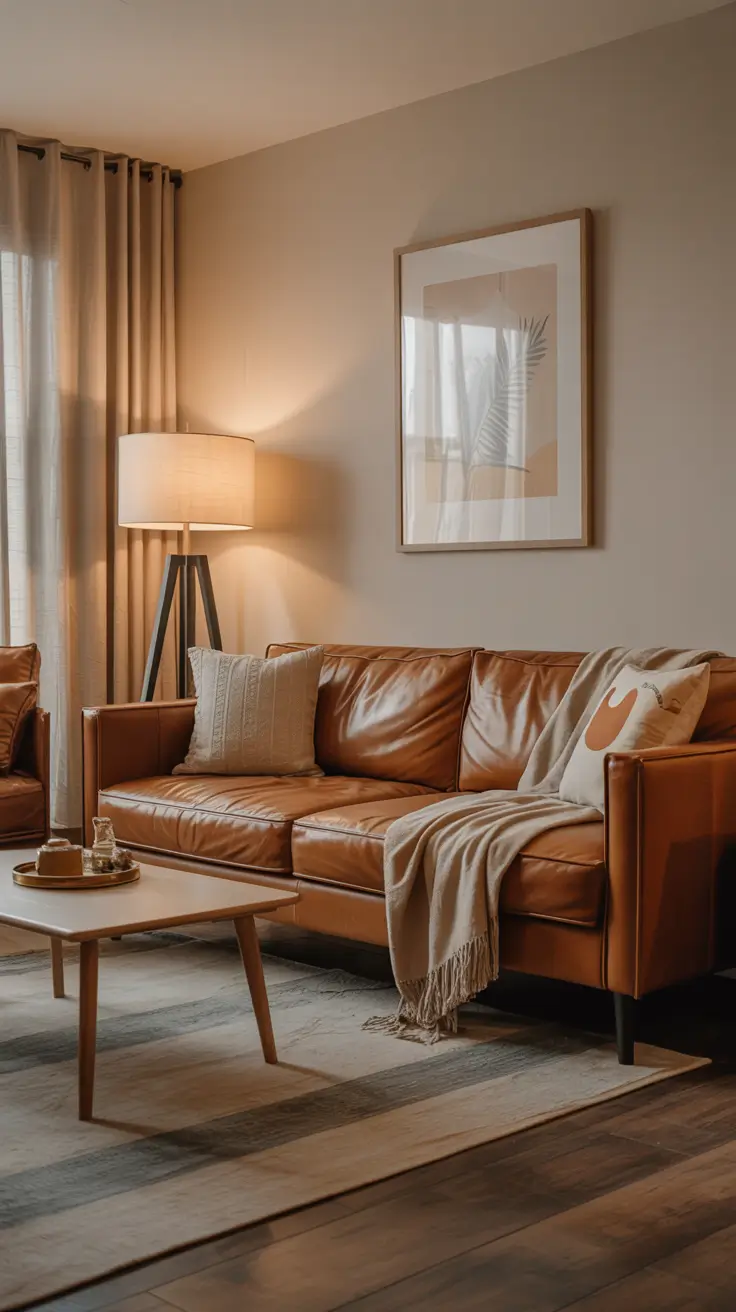 Leather Sofa Ideas 2026: Stylish Living Room Designs with Brown, Black & Modern Looks