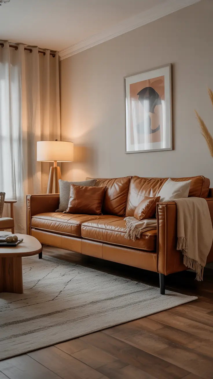 Leather Sofa Ideas 2026: Stylish Living Room Designs with Brown, Black & Modern Looks