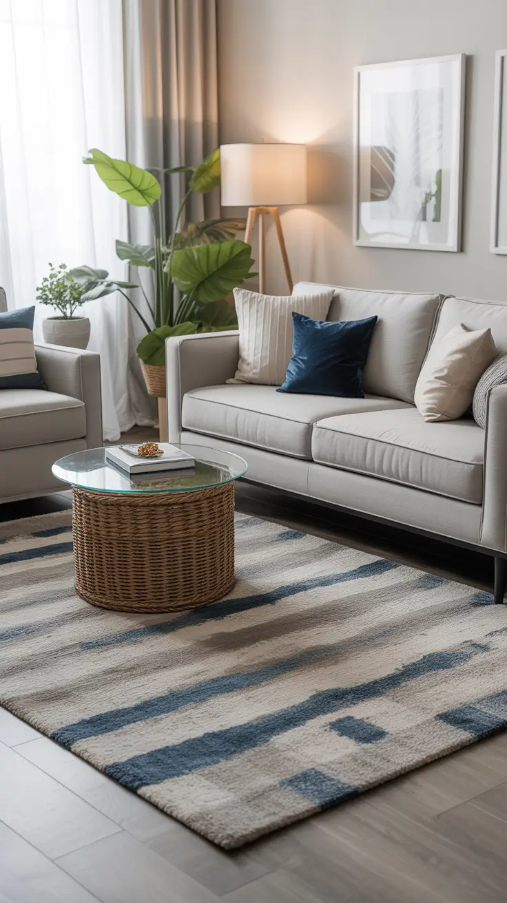 Living Room Carpet Ideas 2026: Area Rugs, Modern Colors & Cozy Styles