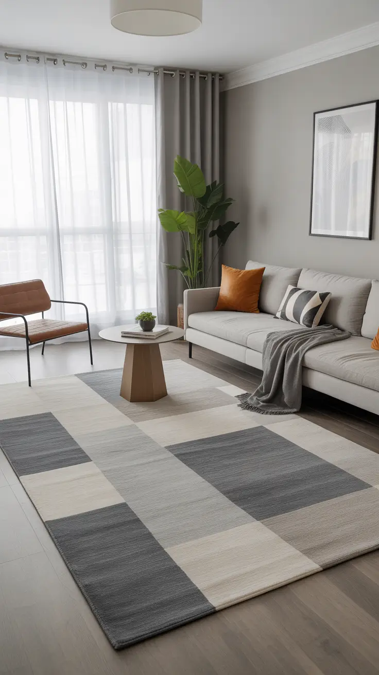 Living Room Carpet Ideas 2026: Area Rugs, Modern Colors & Cozy Styles