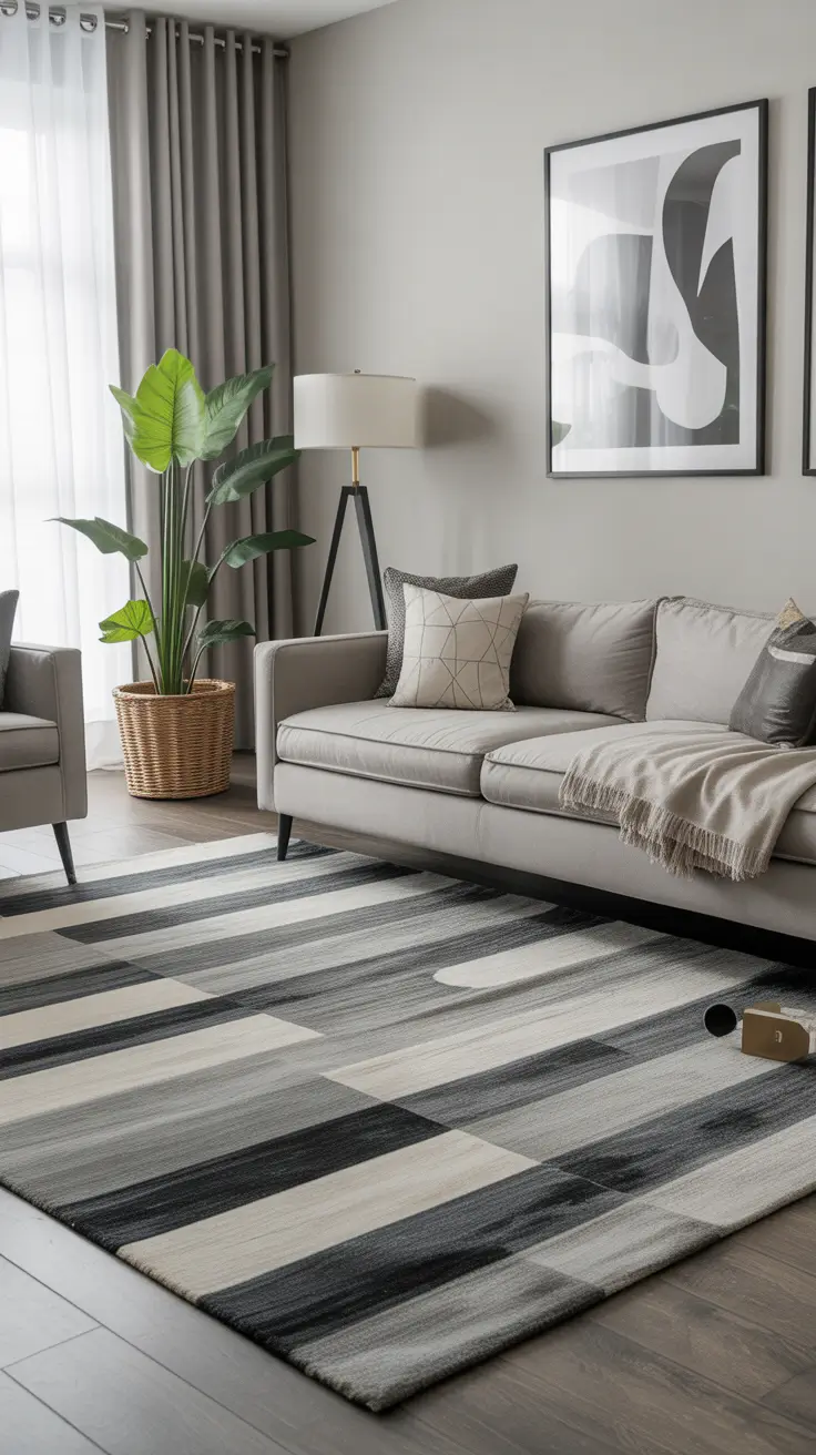 Living Room Carpet Ideas 2026: Area Rugs, Modern Colors & Cozy Styles