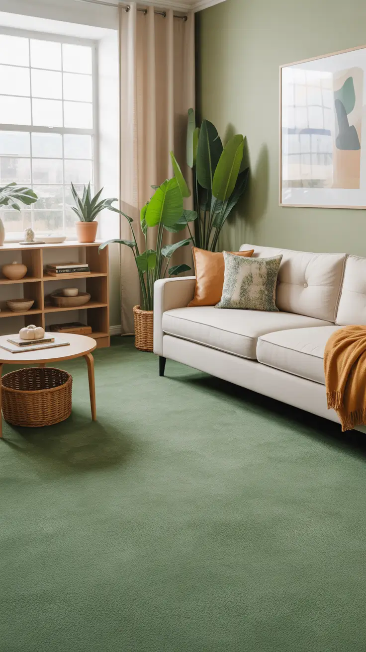 Living Room Carpet Ideas 2026: Area Rugs, Modern Colors & Cozy Styles