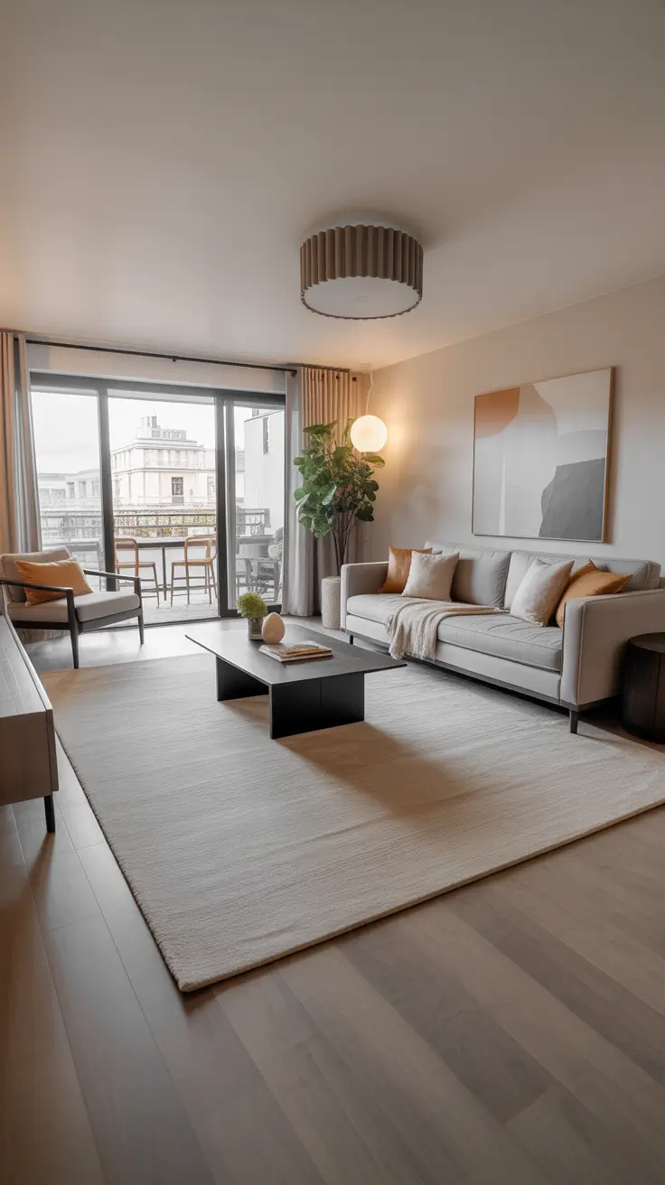 Living Room Carpet Ideas 2026: Area Rugs, Modern Colors & Cozy Styles