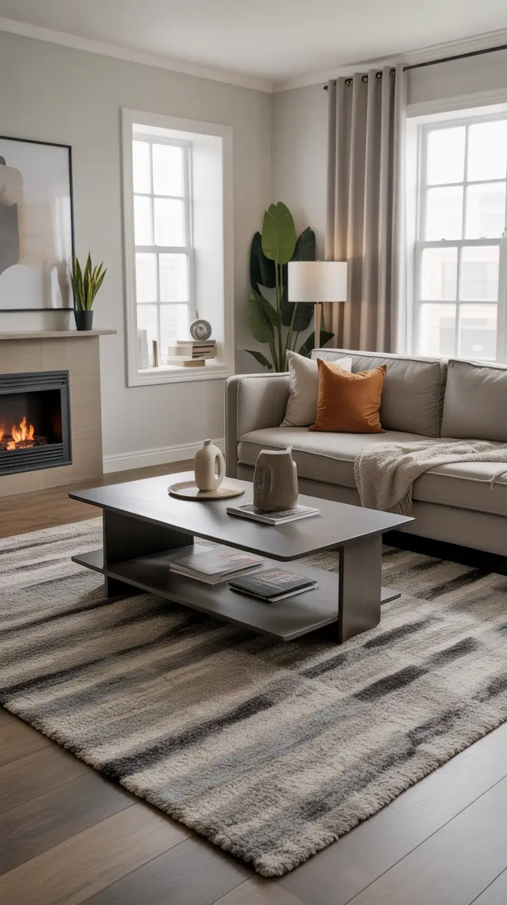 Living Room Carpet Ideas 2026: Area Rugs, Modern Colors & Cozy Styles