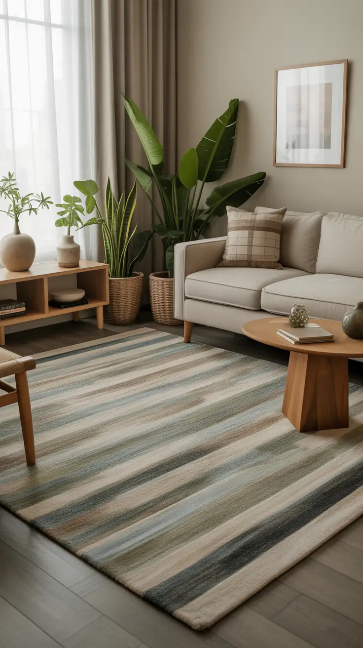 Living Room Carpet Ideas 2026: Area Rugs, Modern Colors & Cozy Styles