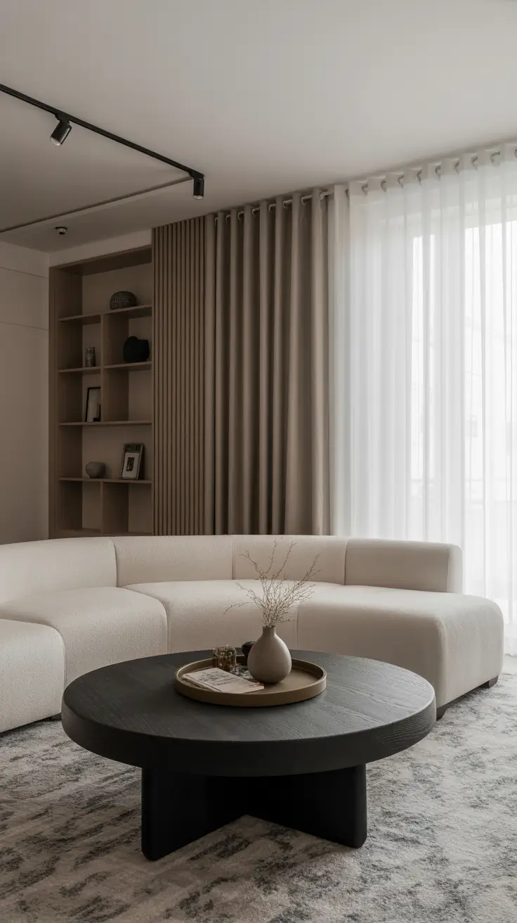 Round Table Living Room Ideas 2026: Modern Coffee Table Decor & Styling