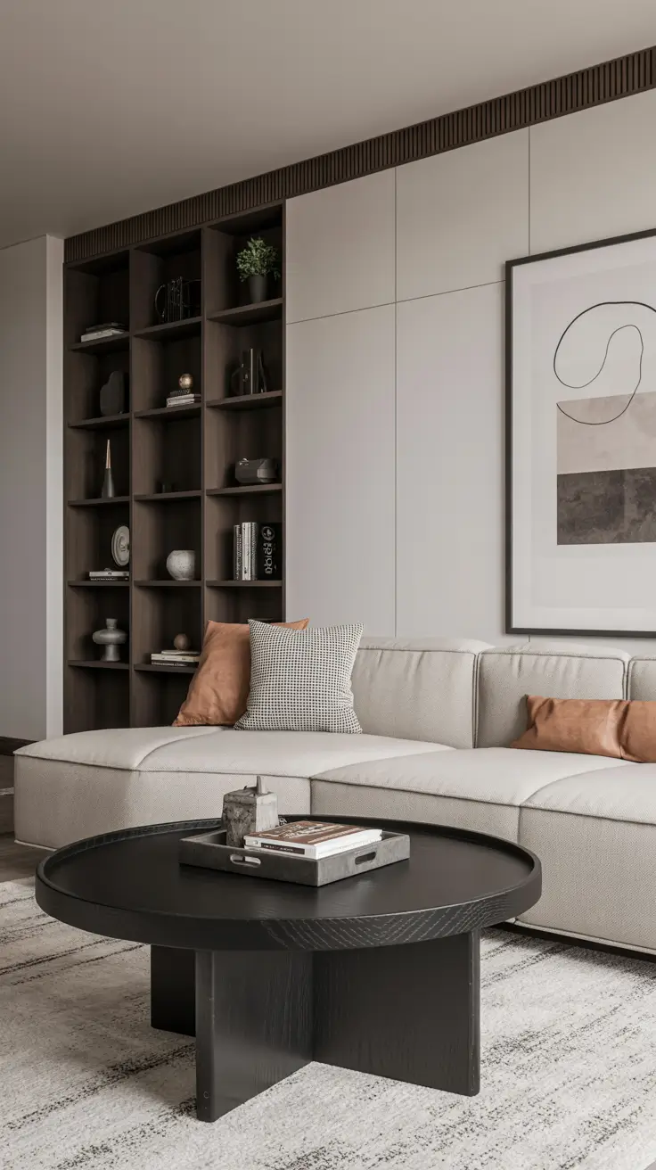 Round Table Living Room Ideas 2026: Modern Coffee Table Decor & Styling