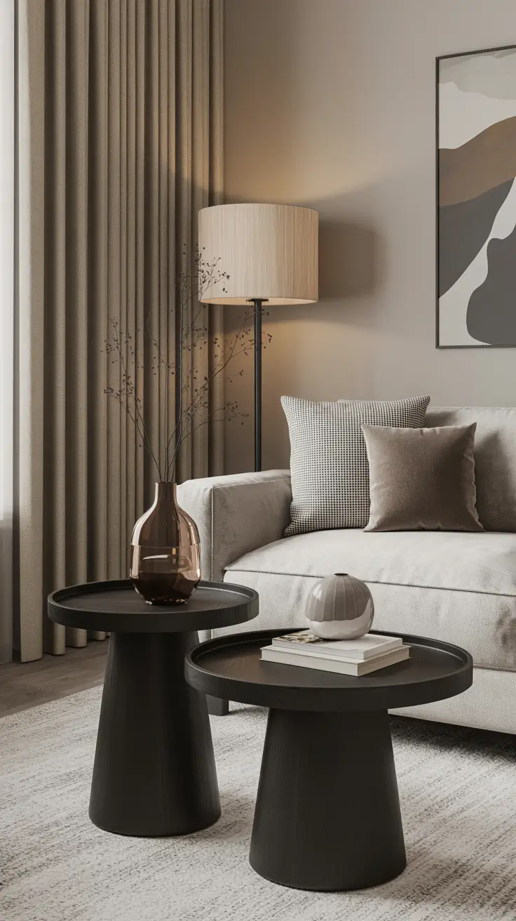 Round Table Living Room Ideas 2026: Modern Coffee Table Decor & Styling