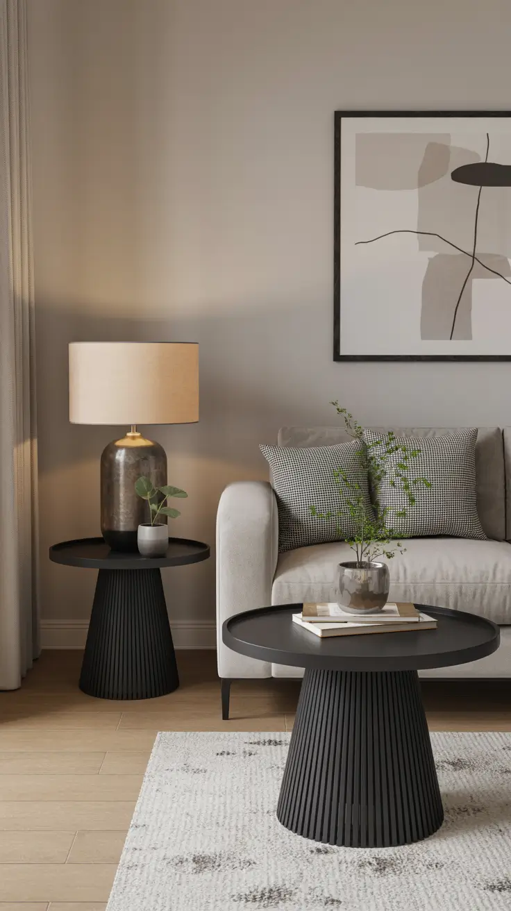 Round Table Living Room Ideas 2026: Modern Coffee Table Decor & Styling