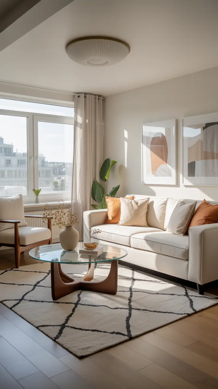 Round Table Living Room Ideas 2026: Modern Coffee Table Decor & Styling